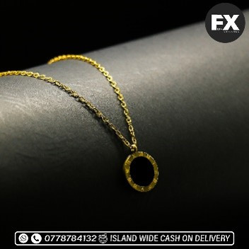 Ladies fashion Black dot necklace