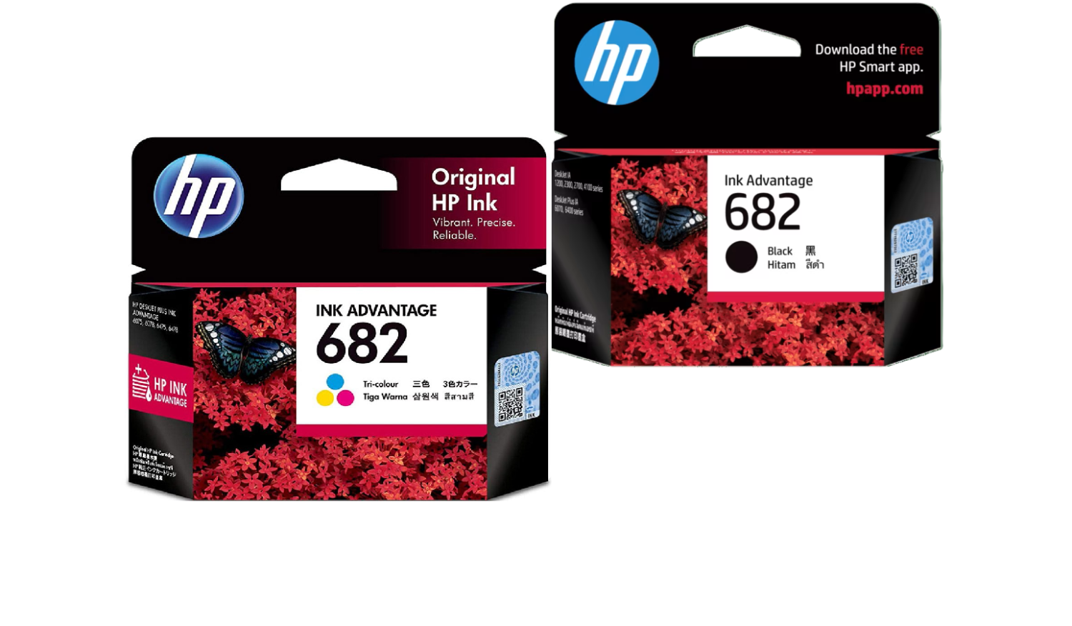 HP 682 Ink Advantage Cartridge Black And Tri Colour