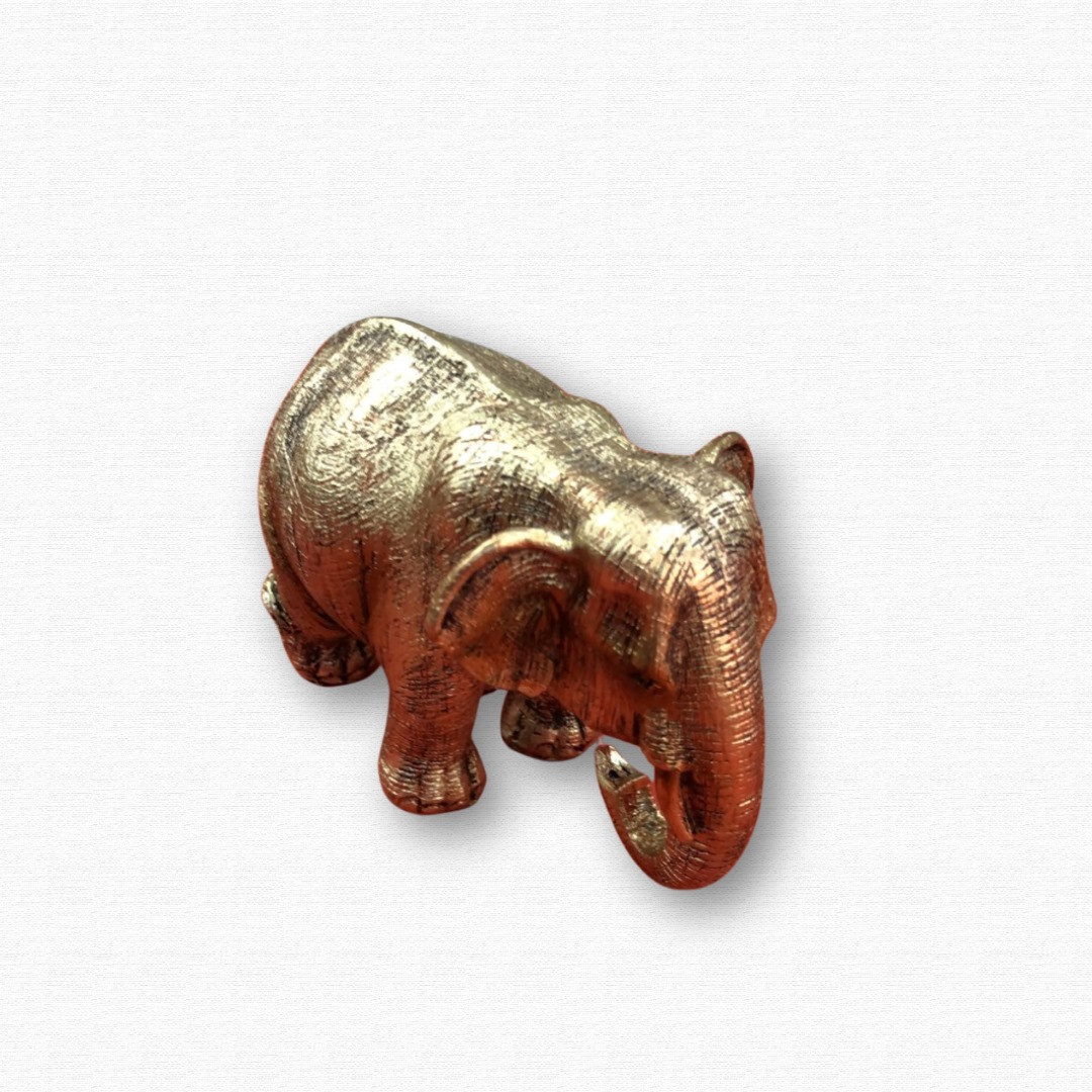 Gold Crafted Elephant Ornament