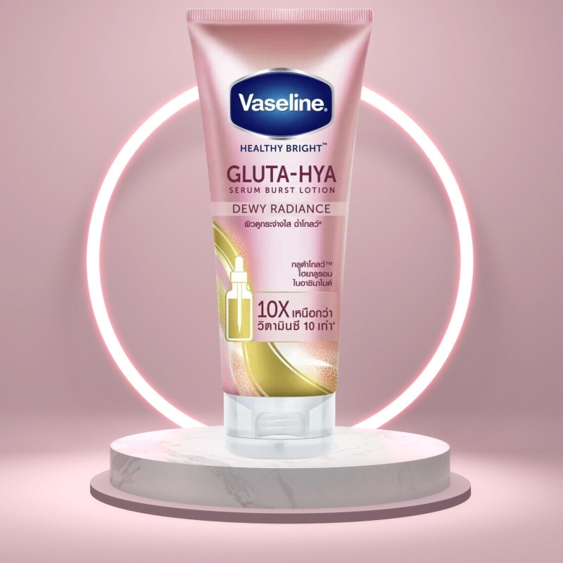Vaseline Gluta – Hya Serum Burst Lotion Dewy Radiance For Bright & Glowing Skin 330ml