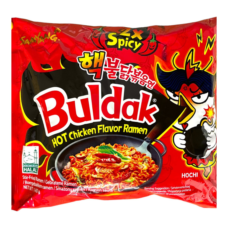 Buldak Ramen Noodles 2x Spicy 140g