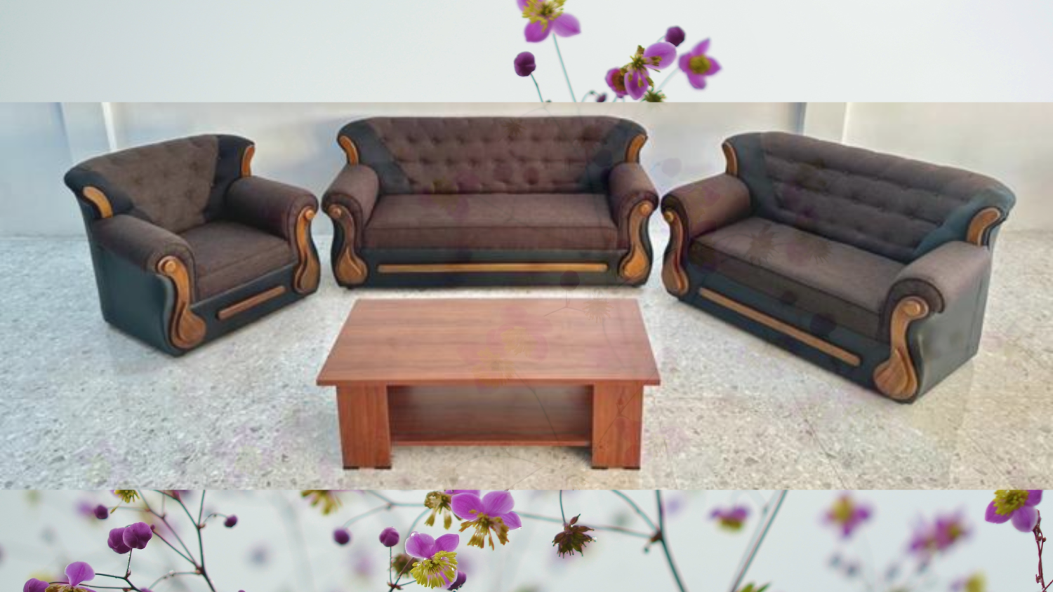 Blossm Fabric Sofa