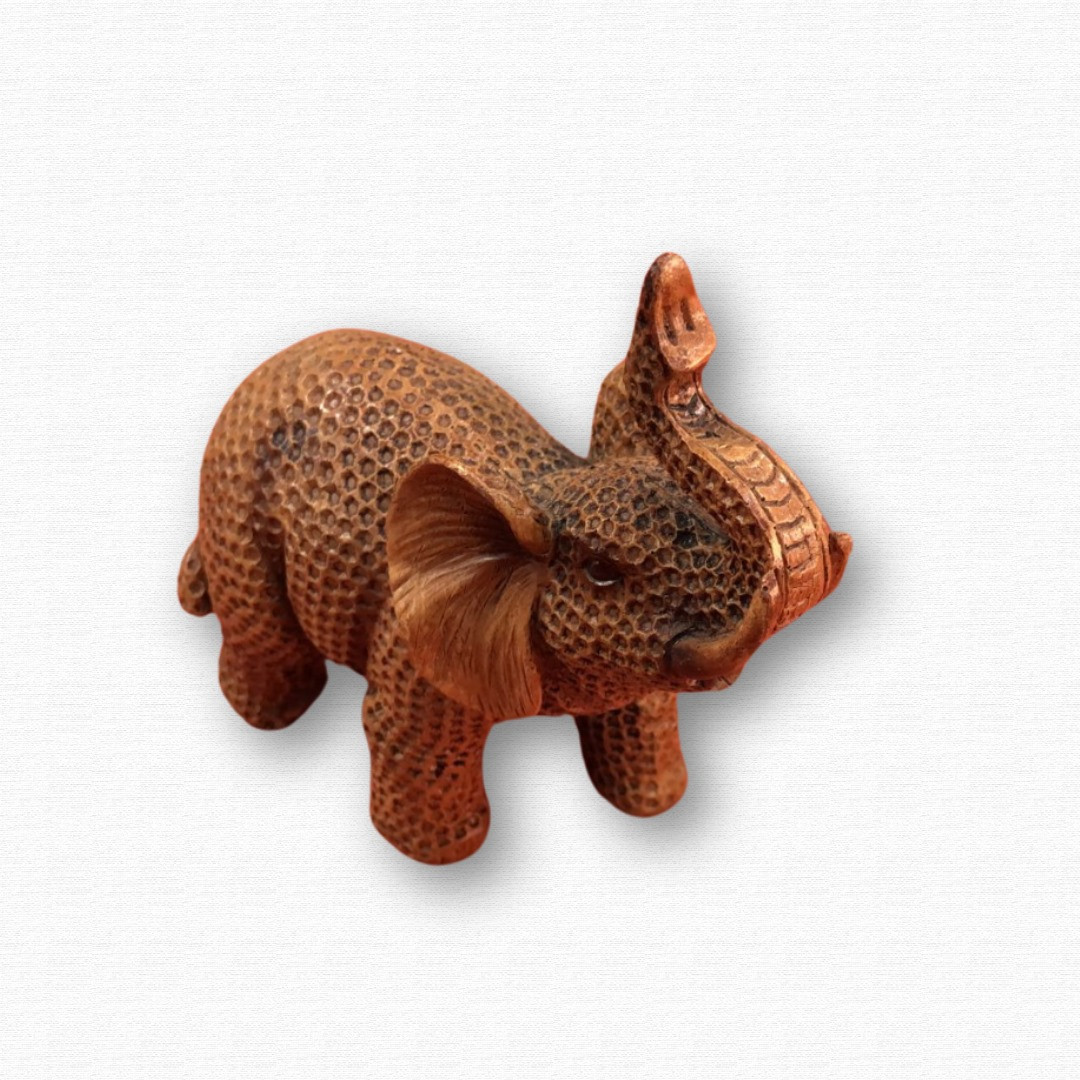 Mesh Finished Crafted Elephant Ornament